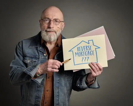 Reverse mortgage question Foto stock