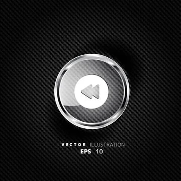 Reverse or rewind web icon Stock Illustration