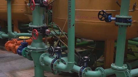 Reverse osmosis system for power plant. Video stock 83802143