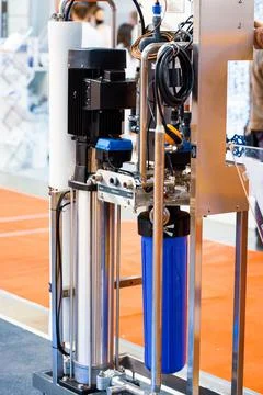 Reverse osmosis technology for water purification Stock Photos