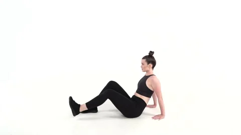 REVERSE PLANK Stock Footage 166293371