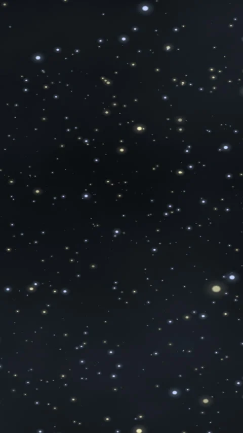 Reverse Sci-Fi Space Travel Through Glowing Particles Stock Footage 332856411