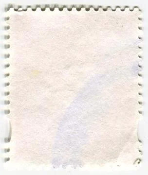 The reverse side of a postage stamp. Stock-Fotos