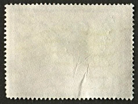 The reverse side of a postage stamp. Fotos de archivo