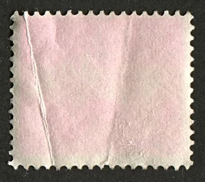 The reverse side of a postage stamp. 스톡 사진