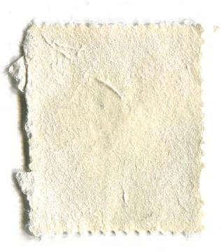 The reverse side of a postage stamp. Foto stock