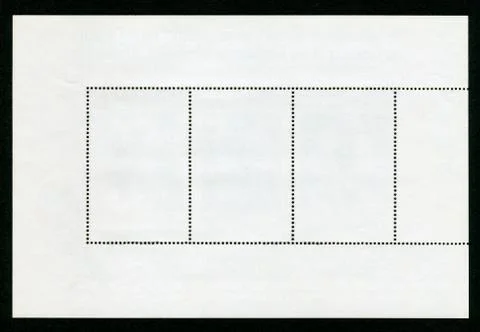 Reverse side of a postage stamp. 스톡 사진