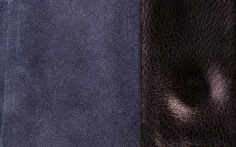 Reverse side of the skin; leather texture as background Stock Photos