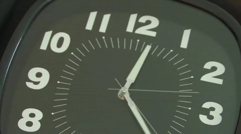 REVERSE TIME LAPSE CLOCK Stock Footage 567554