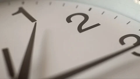 Reverse timelapse clock work with close up view Stock Footage