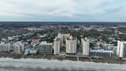 Reversing aerial shot Stock Footage 231412380