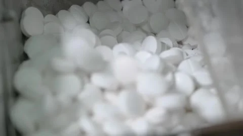 Review and separation of pills Stock Footage 306596664