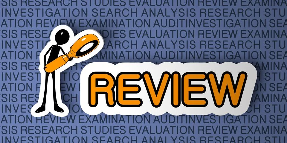 Review Concept. Stock Illustration
