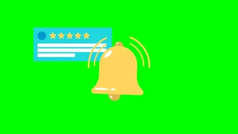 Review with five stars. Email message. Alert message. Notification. Alarm clock Stock Footage 294516087