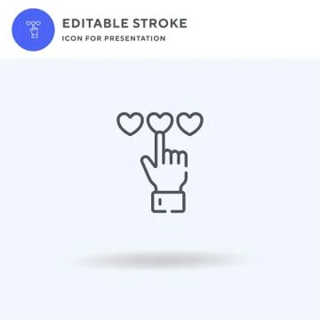 Review icon vector, filled flat sign, solid pictogram isolated on white, logo Stock Illustration