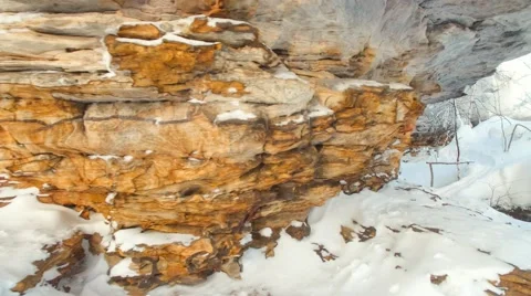 Review of layered stone winter 스톡 동영상 59609403