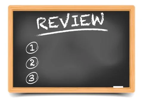 Review List Stock Illustration