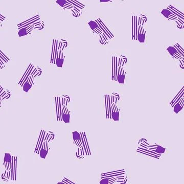 Review paper document glyph seamless pattern Stock Illustration