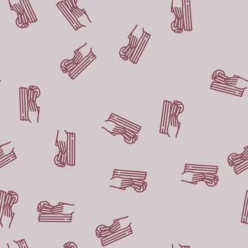 Review paper document line seamless pattern Stock Illustration