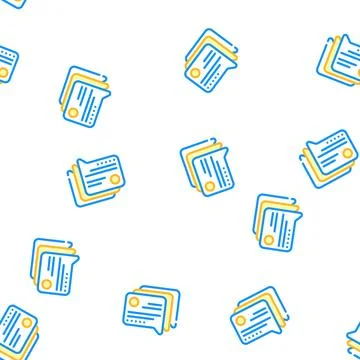 Review quote frame vector seamless pattern Stock Illustration