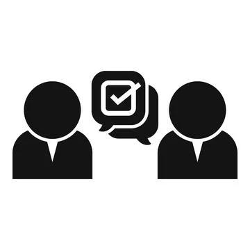 Review research icon simple vector. Problem business data Stock Illustration