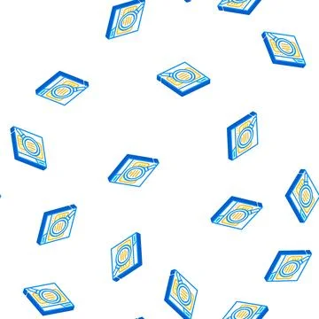 Review research isometric icon vector isolated illustration Stock Illustration