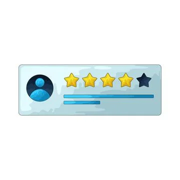 Review Star illustration Stock Illustration
