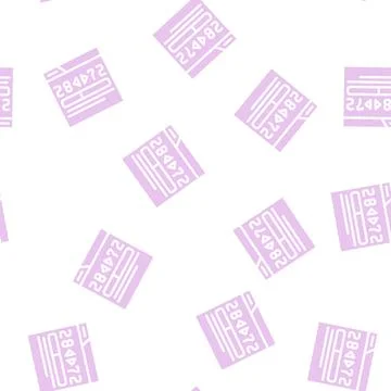 Review statistic scale glyph vector seamless pattern Stock Illustration