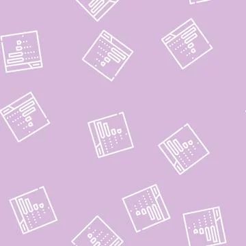 Review statistics line icon vector isolated illustration 스톡 일러스트