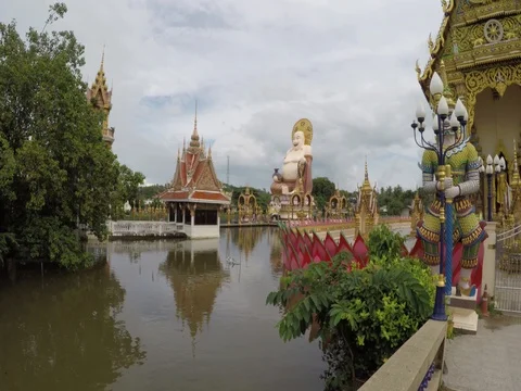 Review of three temples Video stock 72240994