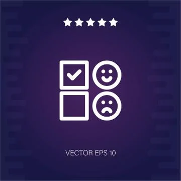 Review vector icon Stock Illustration