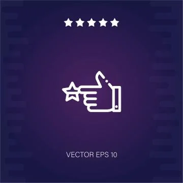 Review vector icon Stock Illustration