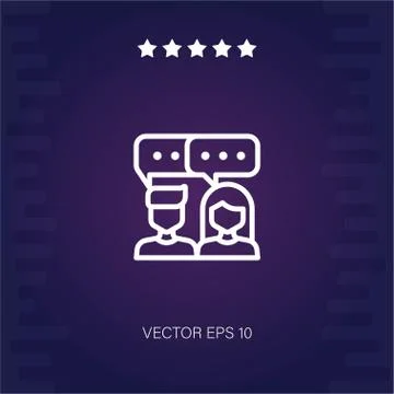 Review vector icon Stock Illustration