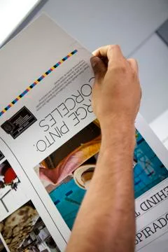 Reviewing Stock-Fotos