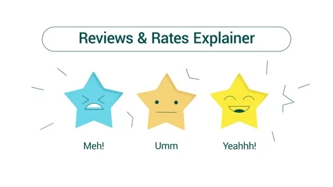 Reviews &amp; Rates Explainer for After Effects After Effects stock