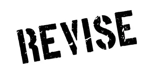 Revise rubber stamp Stock Illustration