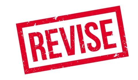 Revise rubber stamp Stock Illustration