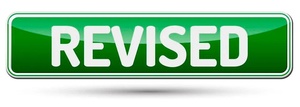 REVISED - Abstract beautiful button with text. Stock Illustration