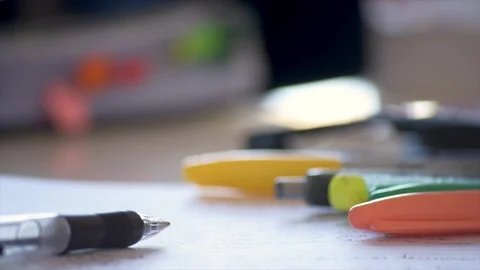 Revision Materials Close Up Pull Focus Stock Footage 90175154