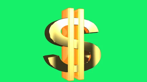 The revival of a dollar sign Stock-Footage 29640414