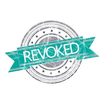 Revoked stamp Illustrazione stock