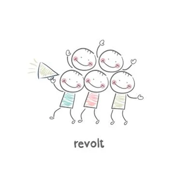 Revolt Stock Illustration