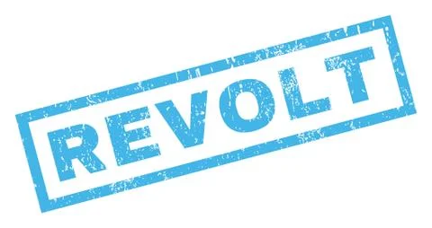 Revolt Rubber Stamp Stock Illustration