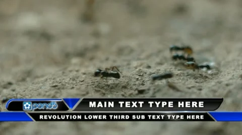 Revolution Lower Third Stock After Effects