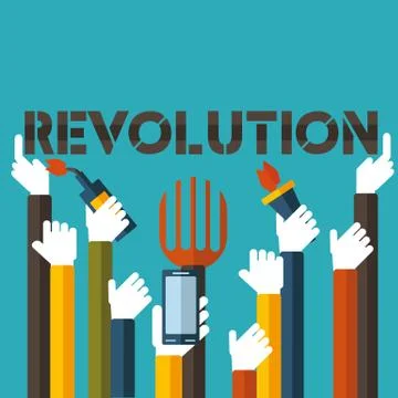 Revolution in  vector format Stock Illustration