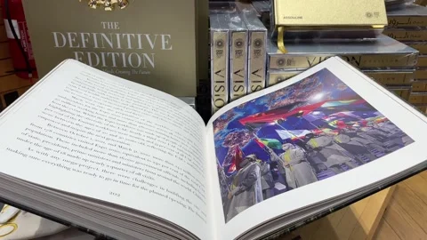 A revolutionary book opened in library  Stock Footage 243063351