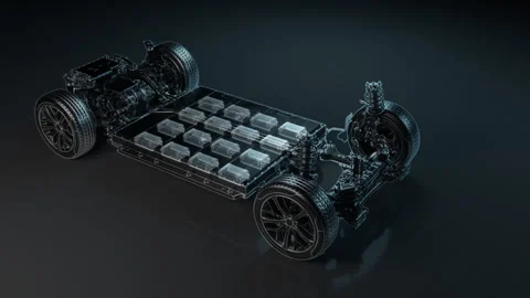 Revolutionary Electric Drive Core Component Design Stock Footage 327919482