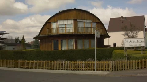 Revolvable house in the front Stock Footage 61786116