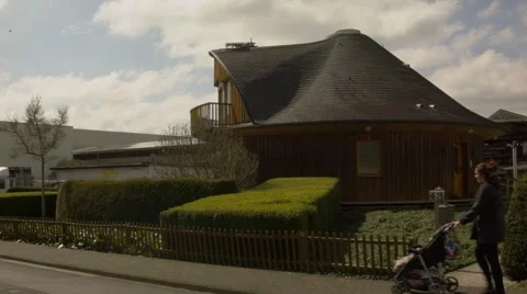 Revolvable house from the side Stock Footage 61787838