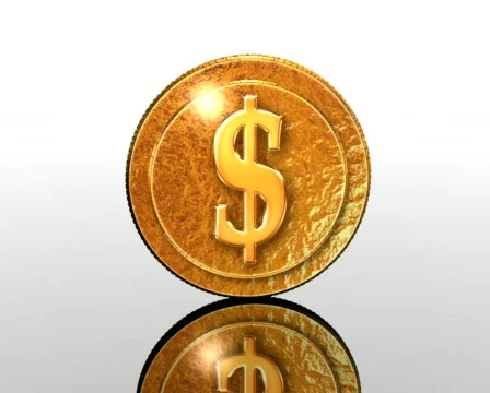 Revolved coin, PAL Stock Footage 313793